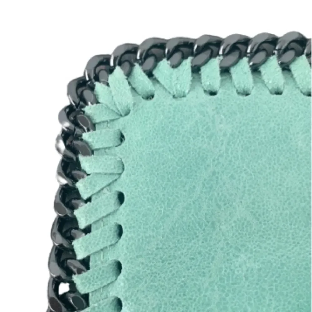 Borse In Pelle Stella Green Clutch & Crossbody Bag in Leather